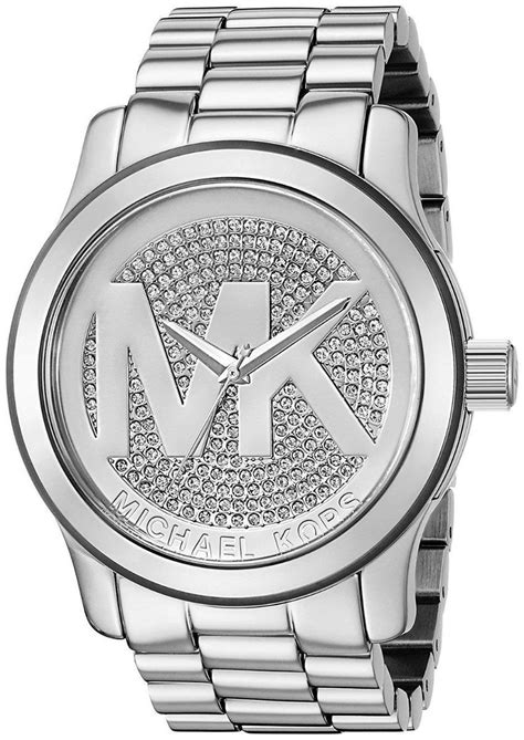 michael kors digitale horloge|michael kors horloge dames zilver.